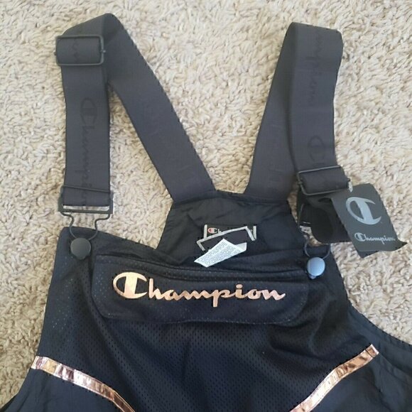 New Women's Champion Overalls Bibs size M nylon - Picture 7 of 8